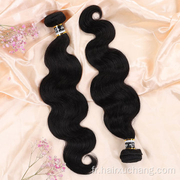 Valeur du corps de cheveux humains en gros Vierge Vierge 100% Remy Remy Extension Corps Body Wels Teaves Bundles de cheveux humains bon marché vendeur